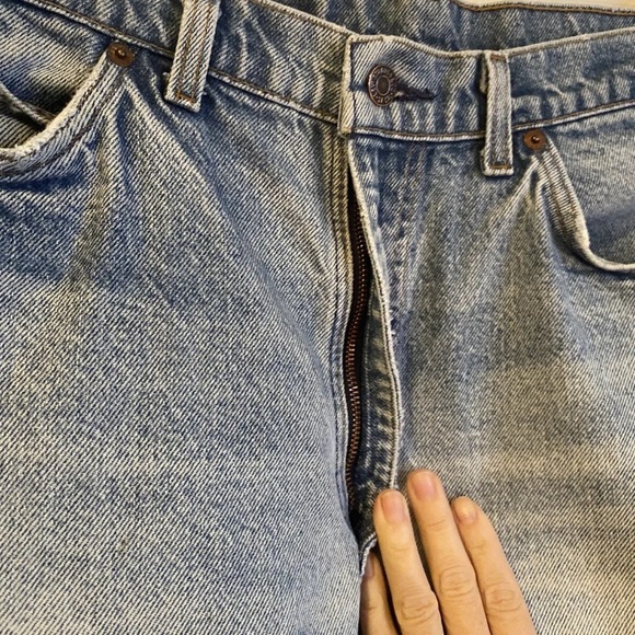 Vintage 1990s 554 Levi’s Zipper Straight 36 x 30 - Picture 5 of 8